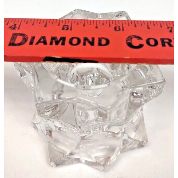 MIKASA Sparkling Star Candle Stick Votive Holder Replacement Heavy Lead Crystal - Picture 4 of 6